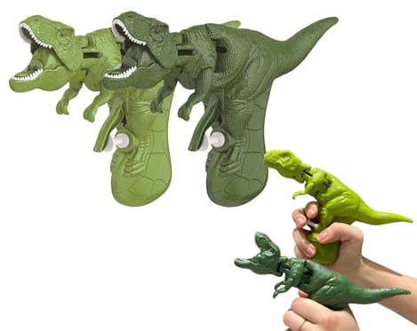 Will Like Dinosaurievattenpistol, vattenpistol för barn, vattenpistol för djur, dinosaurievattenpistol, utomhus vattenleksak för användning vid strandautomhus