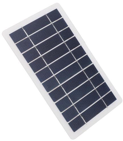 Panneau Solaire USB en Silicium Monocristallin, économie d'énergie, Haute efficacité, Chargeur de Panneau Solaire 5W, pour Téléphone Portable, Radio