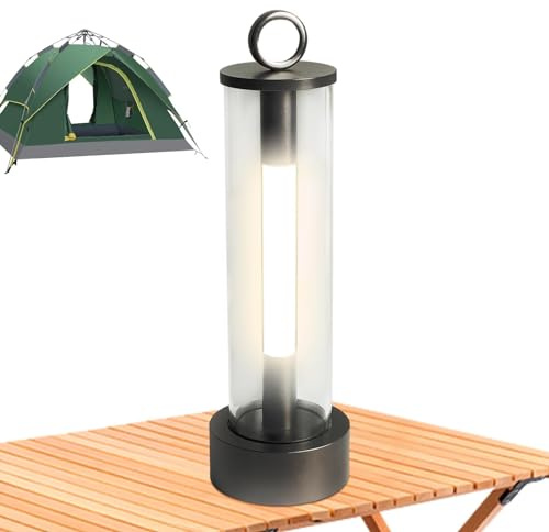 Camping Lights for Tent, Rechargeable Camping Lights, LED Rechargeable Outdoor Flashlight with Touch Switches - Waterproof Flashlight for Power Outage Bat