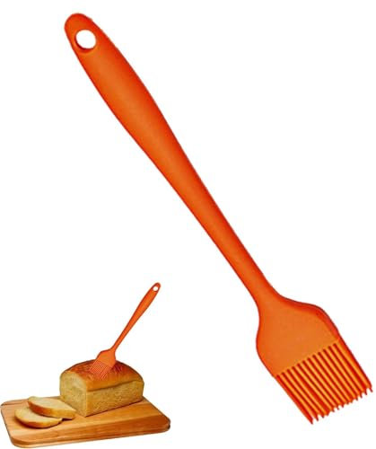 Pennello da pasticceria per la cottura - Spazzola in silicone resistente al calore | ideale per applicare marinate su carne, cuocere torte e altre ricette, pratico e