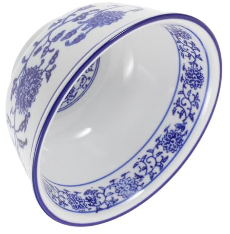 Warmhm Ciotola in Per e Zuppa Ciotola in Porcellana Blu e Bianca Per Cucina e Ristoranti