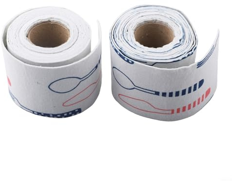 Besttoolifes Lot de 2 rouleaux de ruban adhésif anti-condensation pour fenêtre, maison, 280 cm chacun, tissu non tissé épais avec forte absorption pour fenêtres et portes (A)