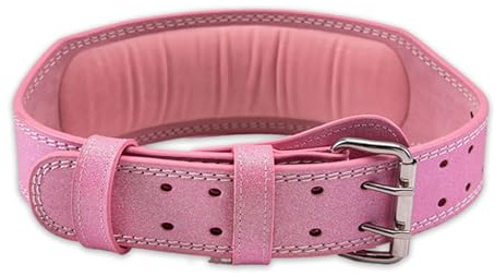 Dezzhou Cinturón de levantamiento de pesas de cuero ajustable y cómodo para mujer, gimnasio, fitness, entrenamiento de fuerza, levantamiento de pesas