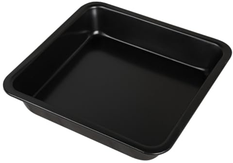 BESTOYARD Teglia Quadrata Resistente ad Alte Temperature in Acciaio al Carbonio per Forno Pratica per Panificazione Domestica e Pizzeria, per Torte e Pizza