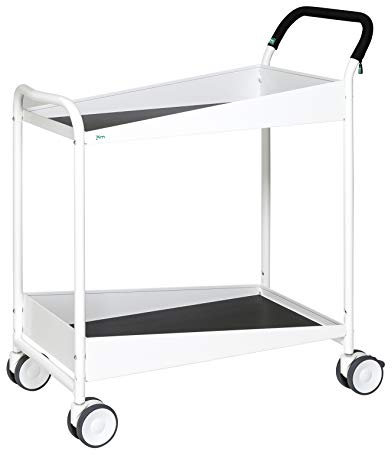 Design Tischwagen Transportwagen Etagenwagen Rollwagen Servierwagen mit 2 Böden