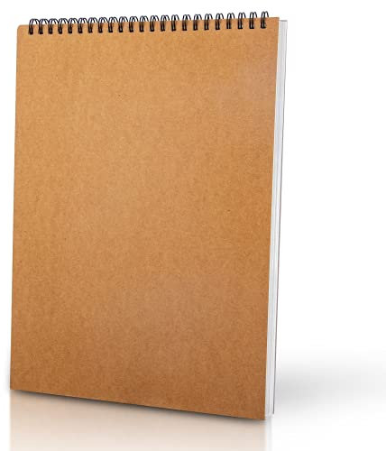 SISYS Zeichenblock A4 Skizzenbuch, Sketchbook für Kinder Erwachsene, Ringbuch a4 Zeichenbuch mit Spiralbindung, Säurefreies Zeichenpapier 160gsm Skizzenblock 30 Blatt