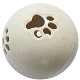 SCHUTZGEIST Katzen-Snackball Ø 6cm - Made in Germany - frei von Schadstoffen - Cat Activity Snackball, Leckereienball für Katzen, Futterspielzeug, Futterball, Snackspender, Leckereienspender
