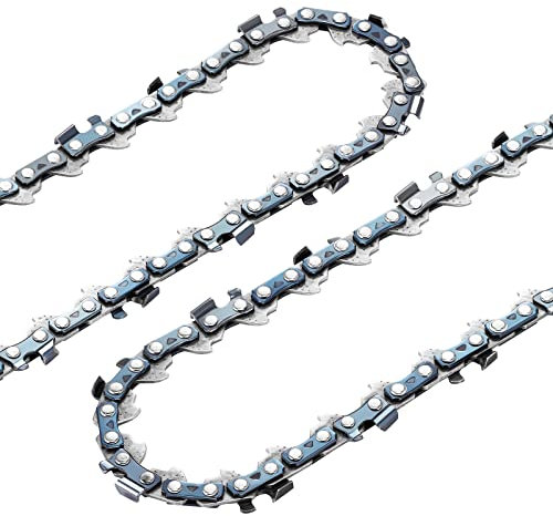 Hangrow Catena per Motosega da 2 Pezzi da 6 Pollici, Lunghezza 23 cm, 37 Collegamenti di Azionamento