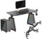 ULTRADESK Computertisch Gaming Tisch Schreibtisch Booster + Branch Double Monitorarm - Komplette Set für Gamer - Platz für Zwei Monitore, Stahlgestell - Computerständer für bis 32' Monitore