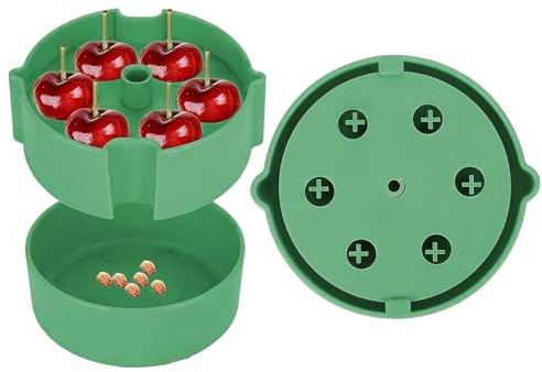 Deshuesador de Aceitunas - Quitahuesos para Cerezas | Deseed Corer Manual para Cocina Hogar Acampada