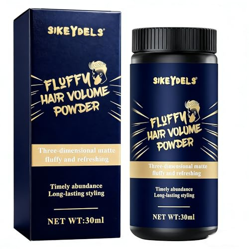 30g Polvere per Styling,Hair Styling Powder,Polvere Volumizzante Capelli Uomo,Polveres per Lo Stylings dei Capelli per Uomo,Texture Volume Powder,Facile da Applicare,Tenuta A Lunga Durata,blu navy