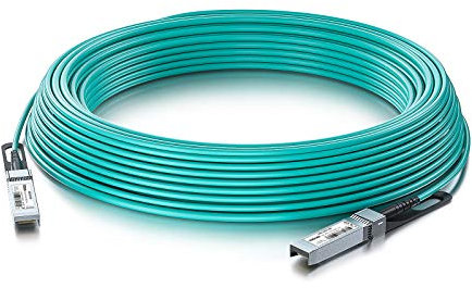 10Gtek® 10GbE SFP+ Aktives Optisches Kabel (AOC) 10-Meter(33ft), Kompatibel für Cisco SFP-10G-AOC10M, Ubiquiti, Netgear, TP-Link, D-Link, Zyxel, QNAP NAS, Mikrotik, Open Switch