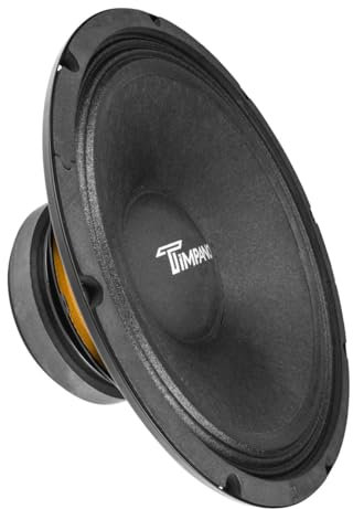 Timpano 12 Inch Midbass Speaker TPT-MD12 800 Watts, 8 Ohm, Mid Bass Loudspeaker for Pro Car Audio (Single)