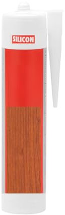 Wasserfarbiges Acryl-Silikon für Holz ohne Lösungsmittel zum Versiegeln oder Verfugen von Holz – Verwendung im Innenbereich – Holzversiegelung für Löcher, Risse und Risse (Kirschbaum)