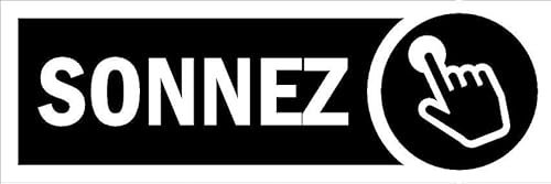 Ring, black informational sign right, FR084 - Self adhesive sticker (300mm x 100mm)