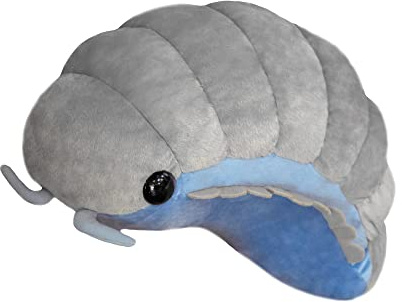Xshelley Plush Likelike Insect Plush Toys,Pill Bug Stuffed Soft Animals Pillow Back Cushion Insect Doll Kids Toys Girls Boys Birthday Gift (11.8 inch)