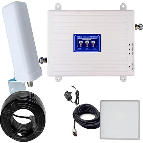 Amplificador de Cobertura movil gsm 2G 3G 4G Repetidor de señal 900/1800/2100mhz Band 1/3/8