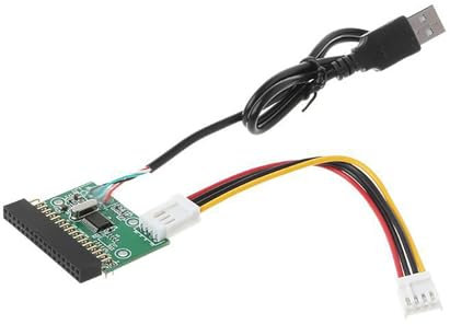 Lector de Disquete Externo - Lector de Disquete USB - Conector USB a Disquete, Unidad de Disco USB para PC a Disk, Adaptador USB Unidad USB portátil para computadoras portátiles, computadoras de e