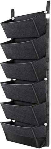 JZLEJC Planteur Mural, Sacs de Culture Suspendus 6 Poches Plantes Sac de Plantation Verticale jardinière de Mur étanché