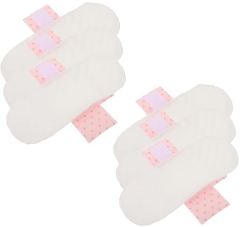 HOODANCOS Compresas Lavables para Mujer 21 Cm Impermeables, 6 Unidades, Absorbentes y Transpirables de Algodón, Protectores Diarios Posparto para Maternidad y Uso Cotidiano