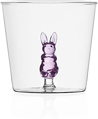 Ichendorf 0.09352375 Tumbler Kaninchen rosa, Glas