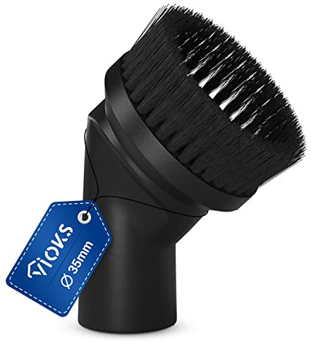 VIOKS Saugpinsel Staubsauger Aufsatz Bürste/Staubsaugerbürste Universal für 35mm RohrØ - Staubsauger Bürste 35mm & Siemens Staubsauger Zubehör