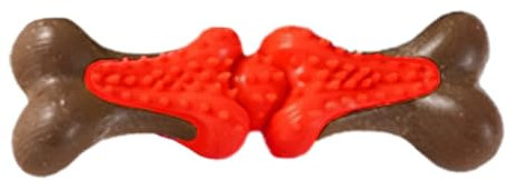 WOBBLO Hundeknochen-Kauspielzeug | Tragbares und langlebiges Hundespielzeug-Set für Welpenspielzeug | Haustierspielzeug für Hunde zur Zahnreinigung für kleine, mittelgroße und große Hunderassen