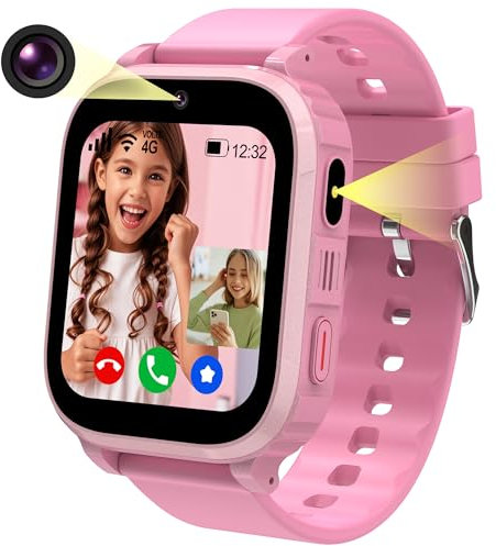 Ruopoem Kinder smartwatch mit GPS mit SIM verfügt über Videoanrufe