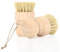 Hisdricus - Cepillo Fregar Platos - Cepillo para Platos de Sisal - Cepillo para Setas - Cepillo de Cocina, 2 Piezas de Fibras de Yute, para Ollas, Sartenes, Seguras y Resistentes a la Deformación