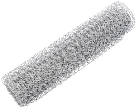 Grillage Galvanisé Hexagonal pour Volaille Clôture Grillagée Grillage Métallique Bricolage Jardin