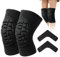 COWANIEE Knee Pads Work for Men Women, Thick EVA Foam Knee Pads Anti-Slip Collision Avoidance(L)