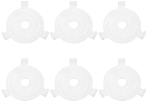 PATIKIL 6 Piezas Anillo Adaptador Para Pantalla De Lámpara, E27 A 10mm (3/8) Anillo Reductor Para Pantalla De Araña, Anillo Adaptador De Plástico Para Pantalla De Lámpara, Arandela