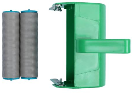 Tofficu Rodillo Máquina de Impresión de Patrón de Pared para Pintar Papel Tapiz de Plástico Verde Herramienta que Oculta Defectos y Embellece Muebles y Cortinas