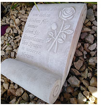 RDI XL Grabschmuck Grabengel Engel - Menschen die wir lieben - Gedenkstein Grabdeko