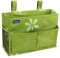 Surblue Bedside Caddy Hängebett Organizer Aufbewahrungstasche Tasche für Etagen-und Krankenhausbetten 4 Taschen und 2 Haken (kleine Blume)