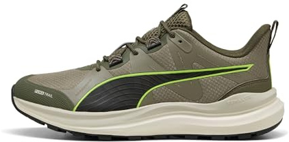 Puma - Reflect Lite Trail, Zapatillas para Correr de Carretera Unisexo, Loden Green-Velvet Moss,