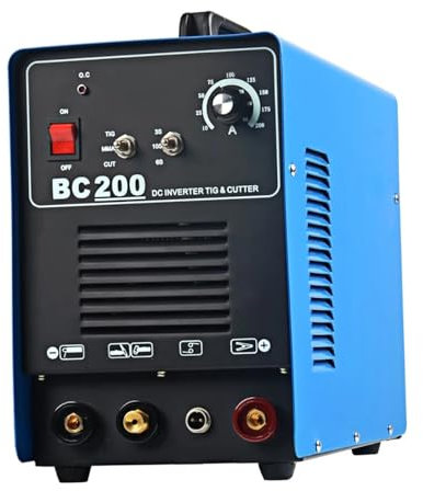 OUTFYT DC 200A Saldatura Tig 50A Taglio al Plasma Saldatura 200A MMA Saldatore Multifunzione 3in1 saldatrice,Prestazioni Potenti