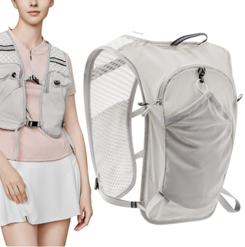 Chaleco de Hidratación - Soporte Ligero - Chaleco de Carreras con Hidratación - Para La Práctica de Deportes Al Aire Libre Correr Fitness Ciclismo Y Camping Para Corredores Hombres Y Mujeres