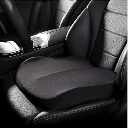 Heightening Car Seat Cushion for Opel Karl 2015-2020, Car Memory Foam Seat Pad Non-Slip Auto Booster Cushion Accessories,Black