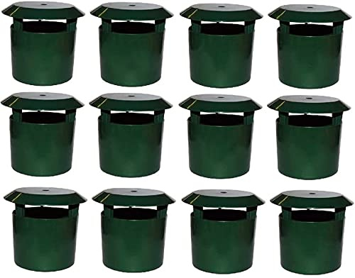 DIVCHI 12 X Beer Slug Snail Safe Simple Easy Trap Traps No Chemicals Garden Soil Grass