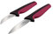Jata Hogar AC37 - Set Cuchillos Cocina. Mondadores. 2 Piezas Acero Inoxidable. Para Pelar Frutas y Verduras. Mango Ergonómico.