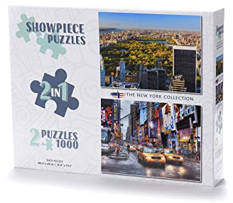 Showpiece Puzzles 2 x 1000 Piece Collection (New York)