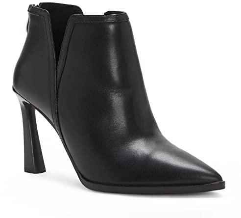 Juliet Holy Womens High Heel Booties Pointed Toe V Cut Back Zipper Short Dress Ankle Boots