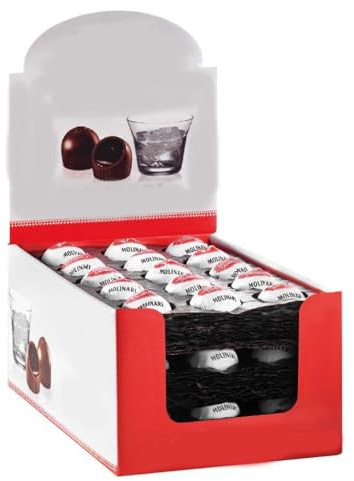 Sambuca Molinari praline cioccolato fondente ripieno liquido cioccolatini ragalo Natale Scatola da 594 gr