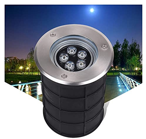 WZYDYDY Alta Luminosità Faretto da Esterno ad Incasso Angolo Regolabile 85-265V Faretti Incasso LED A Pavimento IP67 Impermeabile Segnapasso LED per Giardini, Terrazzi, Vialetti(Yellow Light,3W)