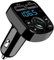 Transmetteur FM Bluetooth, Bluetooth Lecteur MP3 Adaptateur Radio sans Fil Kit Émetteur FM Voiture Chargeur,Appel Mains Libres, 2 USB Port 5V/2.4A1A,Support Carte SD/Clé USB [Classe énergétique A+++]