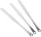 minkissy 3pcs Makeup Mixing Palette Korean Foundation Spatula Makeup Mixing Tool Powder Brush for Blending Foundation Lipstick