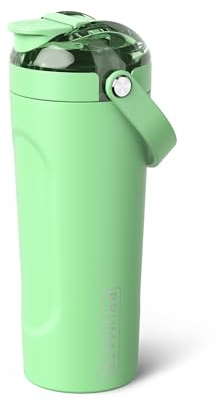 BrüMate MultiShaker Blender Shaker Bottle | 100% Leakproof Insulated Stainless Steel | Pre Workout and Protein Shaker Bottle for the Gym | 25oz (Kiwi)