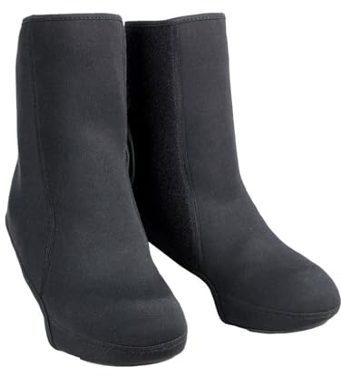 HVRFJXI Couvre-chaussures imperméables réutilisables pour moto, vélo, bottes de pluie, antidérapantes, housses de protection pour chaussures