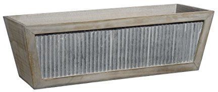 Classic Home and Garden Jardinière, Bois, galvanisé